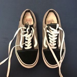 Black and Gray Old Skool Vans